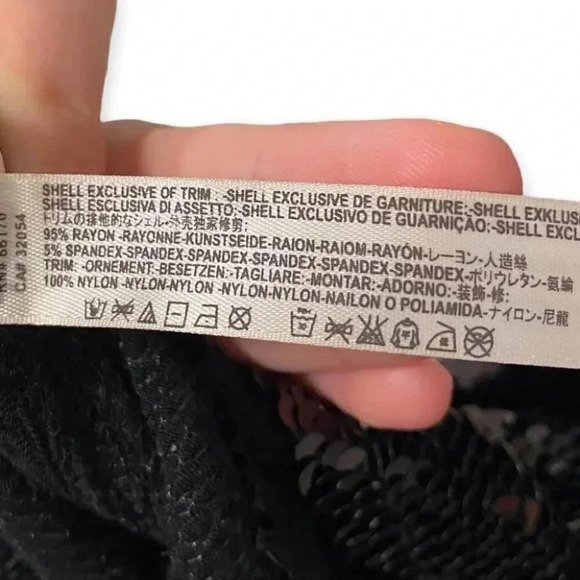 Free People Intimately Seeing Double Sequin Slip Dress Size XS Tall Petite - Picture 9 of 9